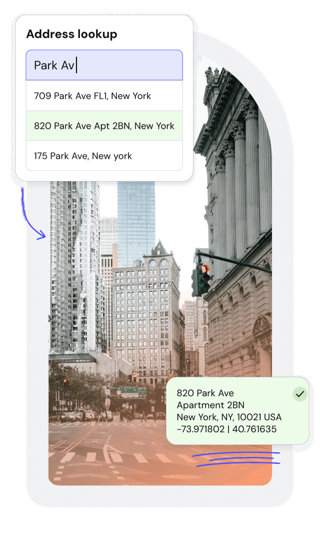 US Real Time Address Lookup
