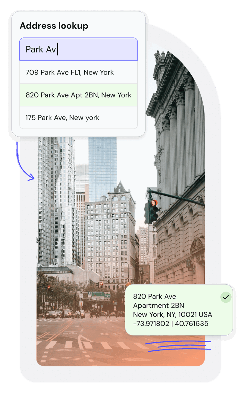 US Real Time Address Lookup