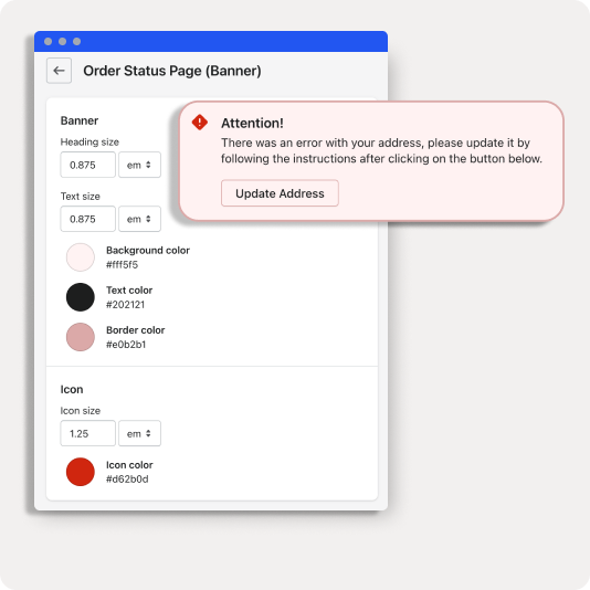 Address Validation IO's Customisable UX/UI layout