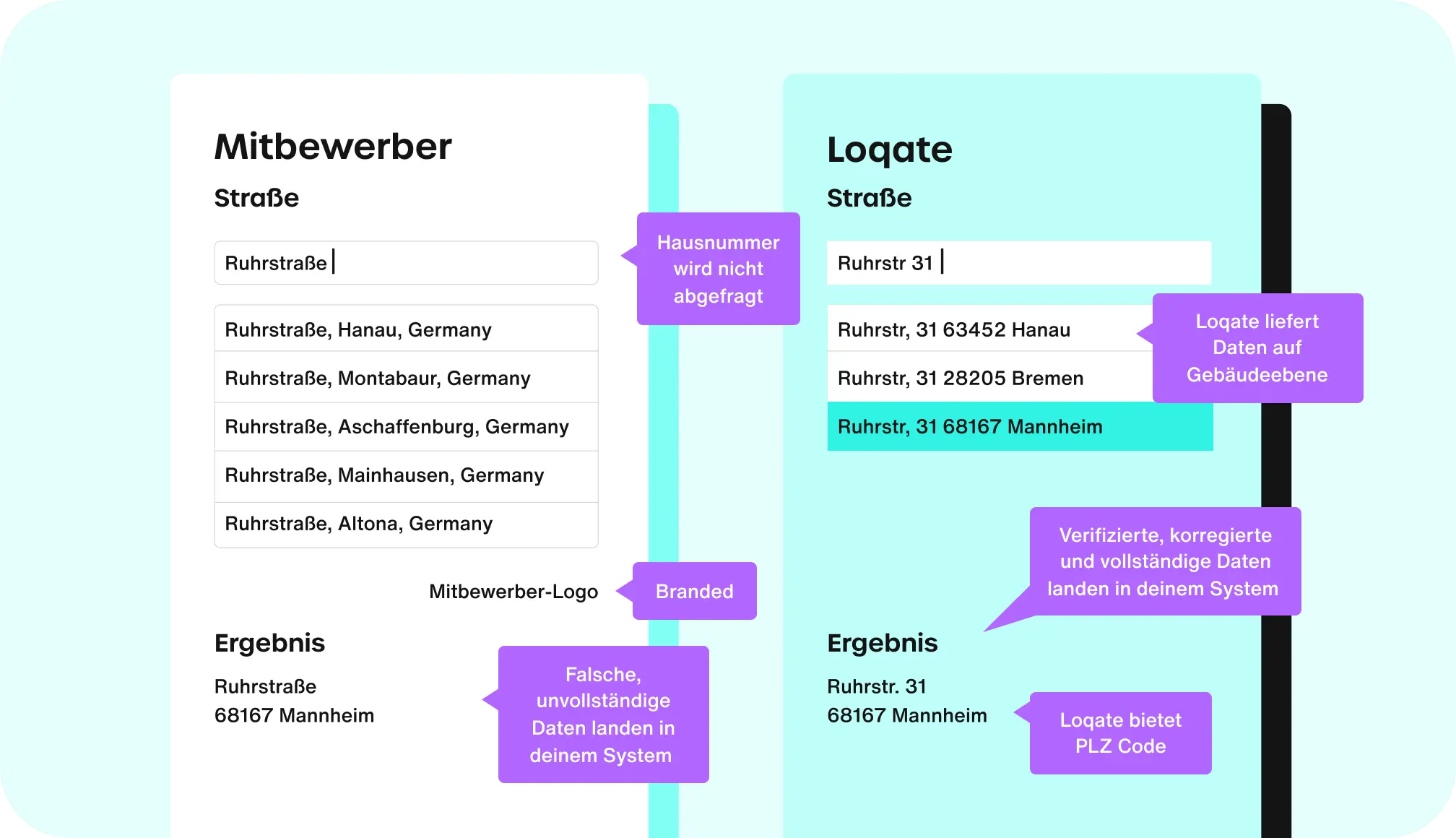 Loqate Vs Competitor Hero DE